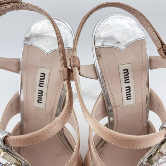 Sale!Miu Miu Crystal diamond Heels - Picture 5 of 12